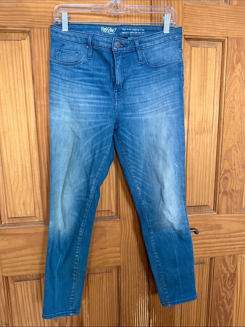 Mossimo Supply Co. Blue Washed High-Rise Jeggings